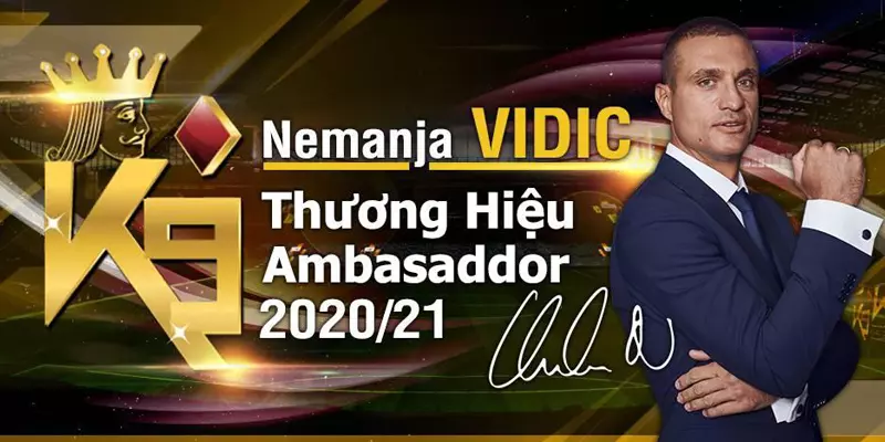 Nemanja Vidic là đại sứ thương hiệu